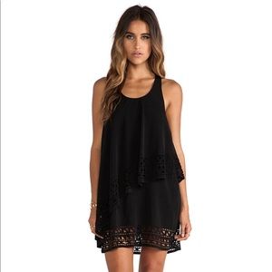 JARLO Chloe Mini Dress in Black Size L
